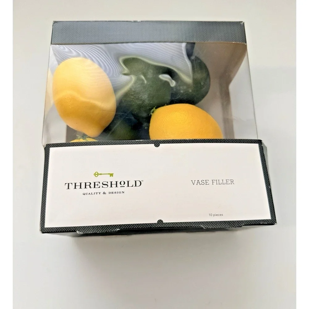 Threshold Vase Filler Limes & Lemons 40 Pcs - 1 Full Bag 30 Pieces & 1 Box of 10